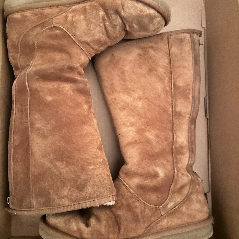 UGG Knightsbridge Tall Boots in Chestnut Brown